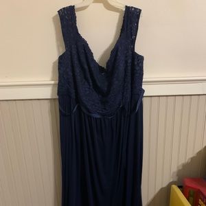 David’s Bridal Off the Shoulder Dress